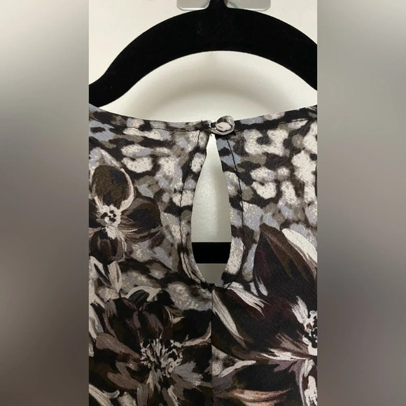 NWT Dolan (Anthropologie) Moira Bias MIDI Dress Brown Motif Size Small - Picture 7 of 11